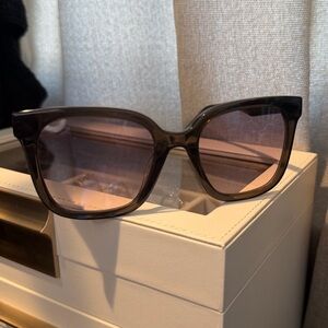 MCM Black Square Gradient 52mm Sunglasses